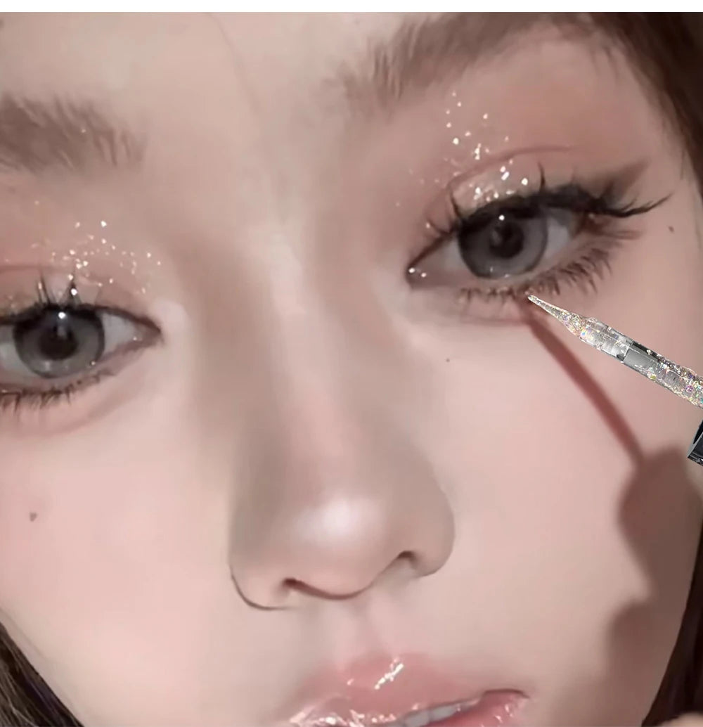 sparkle and glamour to your eyes with this liquid fine shimmer eyeshadow