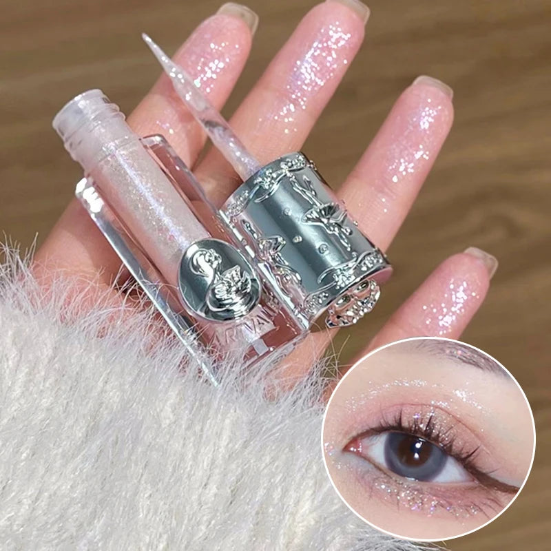 sparkle and glamour to your eyes with this liquid fine shimmer eyeshadow