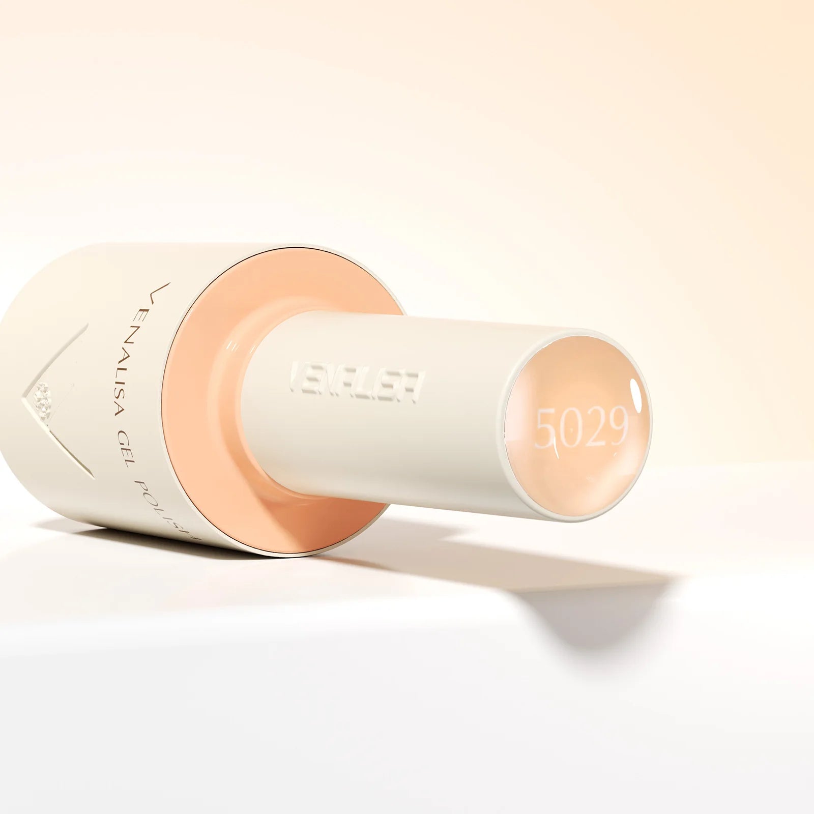 “10ml Venalisa Nail Gel Polish – HEMA & TPO Free, Vegan, Crystal Nude Pink Glitter, Semi-Permanent, Soak-Off UV/LED Ultra Diamond Varnish”