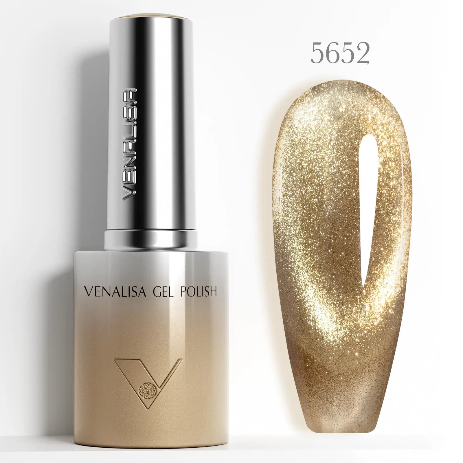 Venalisa 10D Magic Cat Eye Gel Nail Polish 10ml – HEMA & TPO Free, Magnetic Effect, Soak-Off UV/LED Semi-Permanent Gel Varnish”