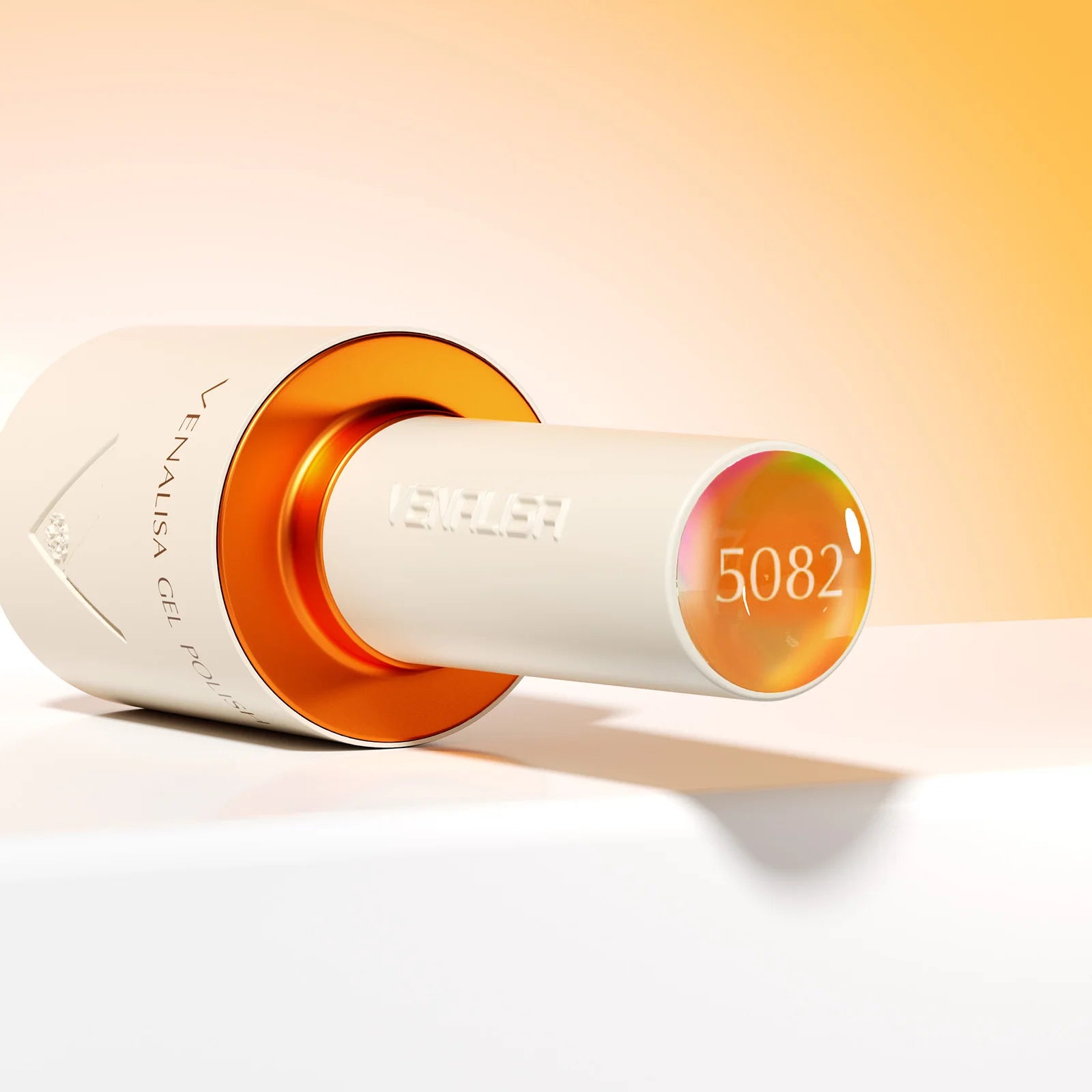 “10ml Venalisa Nail Gel Polish – HEMA & TPO Free, Vegan, Crystal Nude Pink Glitter, Semi-Permanent, Soak-Off UV/LED Ultra Diamond Varnish”