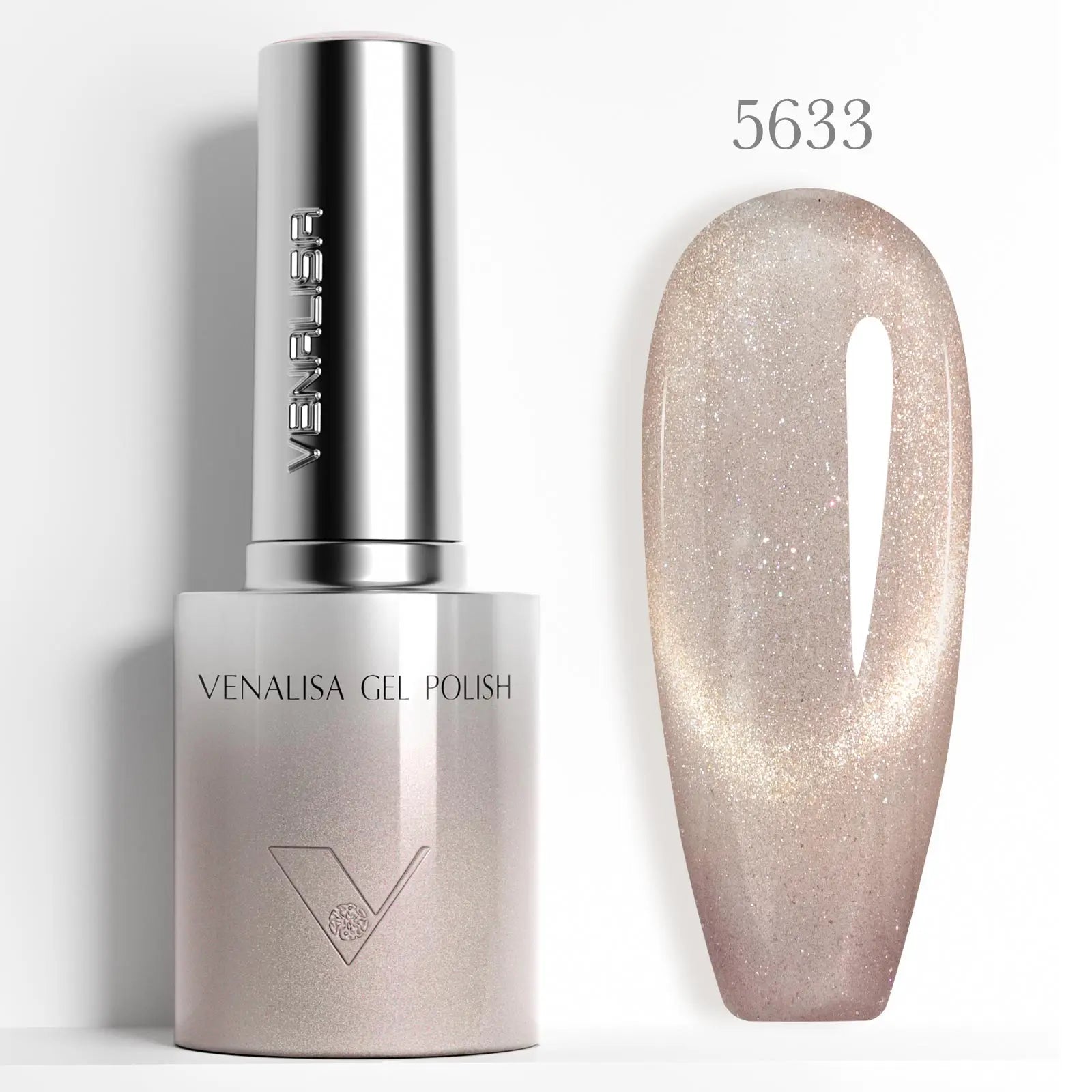 Venalisa 10D Magic Cat Eye Gel Nail Polish 10ml – HEMA & TPO Free, Magnetic Effect, Soak-Off UV/LED Semi-Permanent Gel Varnish”