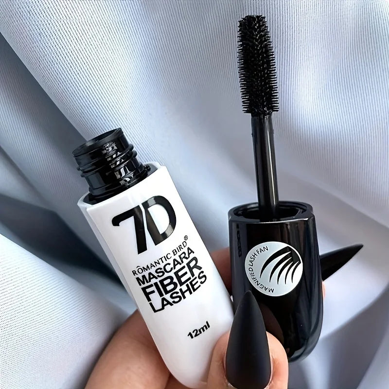 7D Fiber Mascara Set (1/2/3PCS) – Waterproof, Sweatproof, Smudge-Proof with Curling Effect