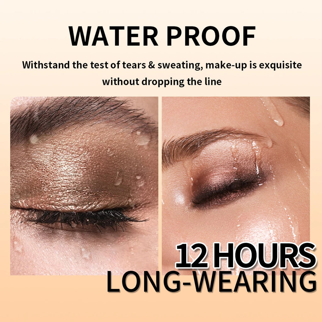 “19-Color Smoky Dark Green Eyeshadow Pen – Waterproof Metallic Glitter Highlighter Pencil for Eye Makeup, 1pcs Cosmetic Tool”