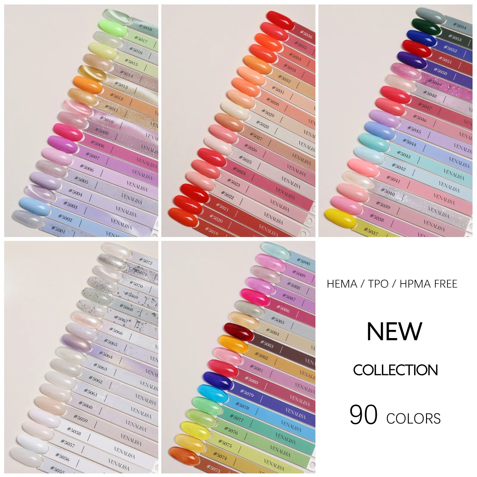 “10ml Venalisa Nail Gel Polish – HEMA & TPO Free, Vegan, Crystal Nude Pink Glitter, Semi-Permanent, Soak-Off UV/LED Ultra Diamond Varnish”