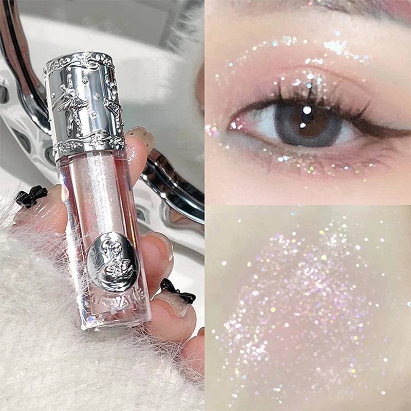 sparkle and glamour to your eyes with this liquid fine shimmer eyeshadow