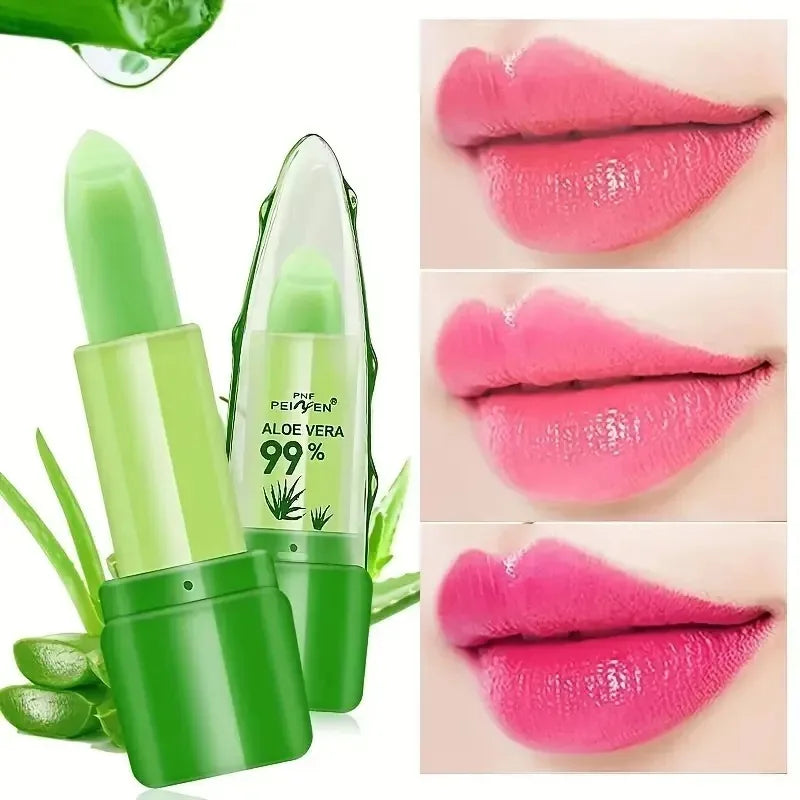 Aloe Vera Warm Color-Changing Lipstick