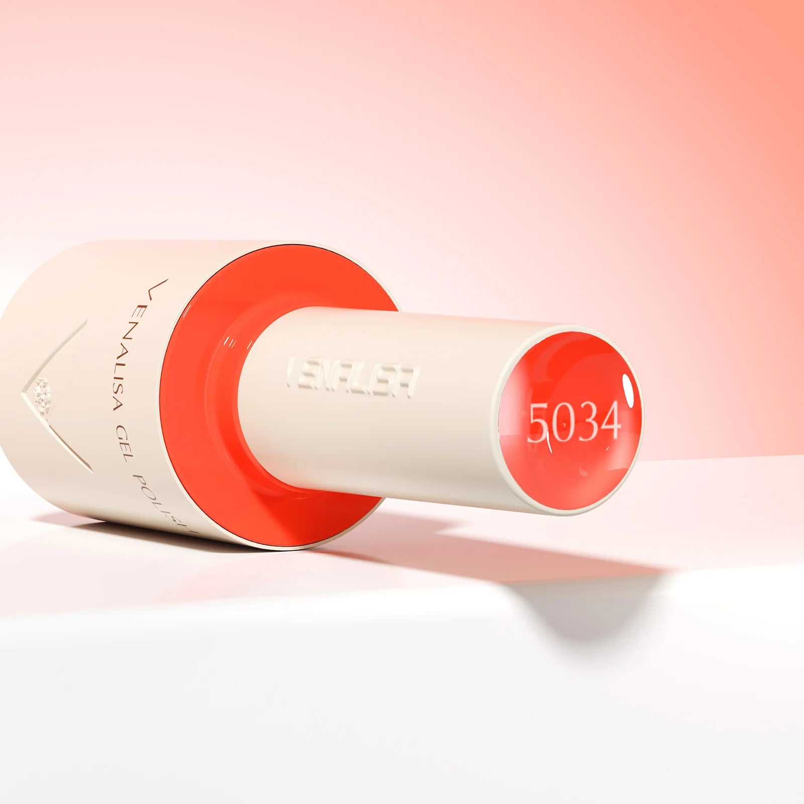 “10ml Venalisa Nail Gel Polish – HEMA & TPO Free, Vegan, Crystal Nude Pink Glitter, Semi-Permanent, Soak-Off UV/LED Ultra Diamond Varnish”