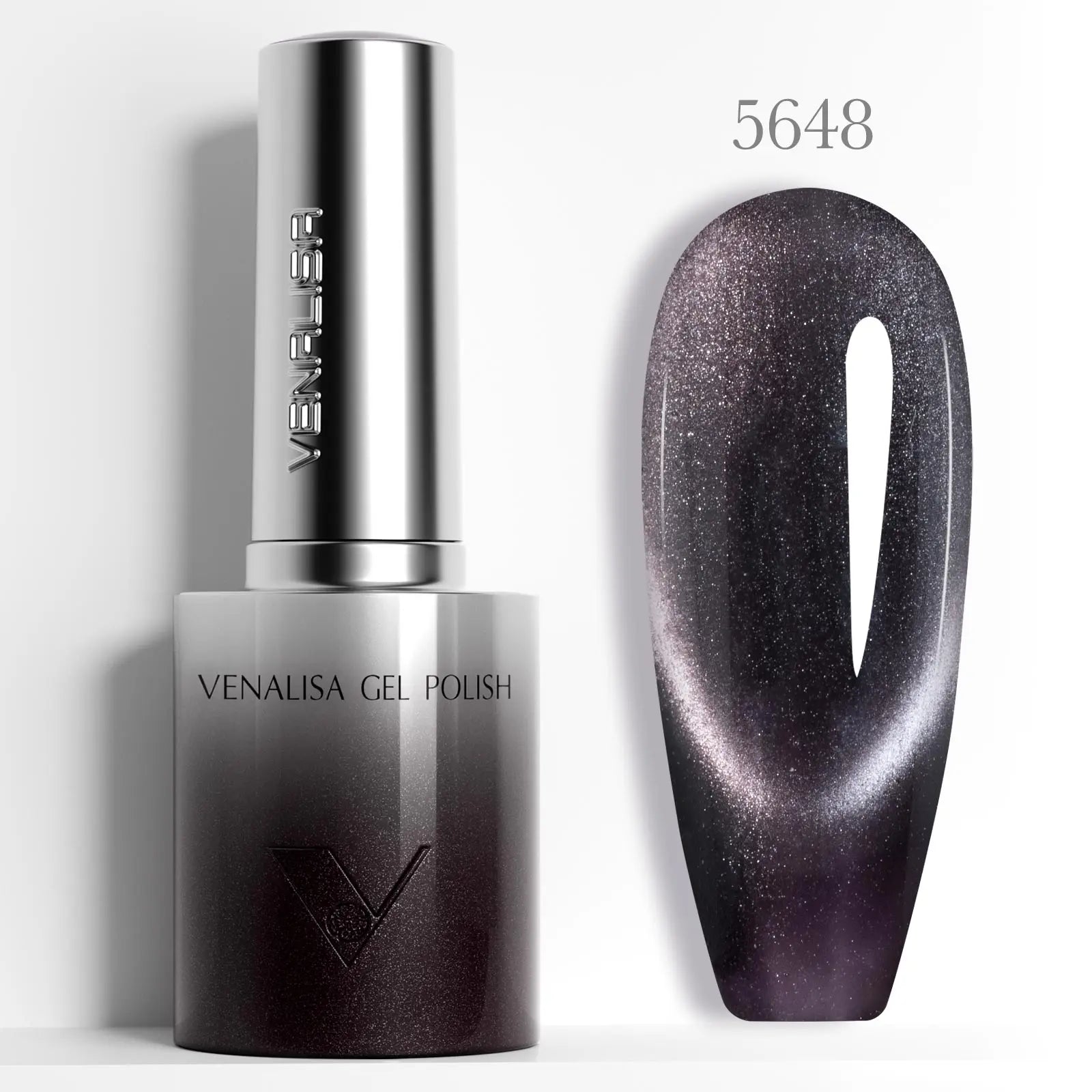 Venalisa 10D Magic Cat Eye Gel Nail Polish 10ml – HEMA & TPO Free, Magnetic Effect, Soak-Off UV/LED Semi-Permanent Gel Varnish”