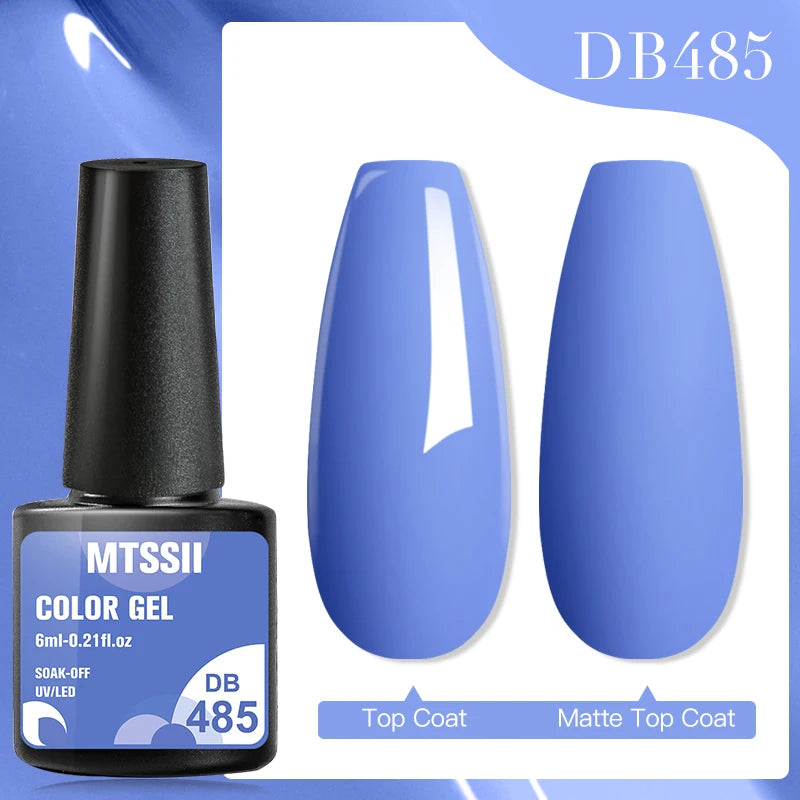Mtssii 7ml Colorful Reflective Gel Nail Polish – Glitter Sparkling Flash Effect, Semi-Permanent Soak-Off Nail Varnish”